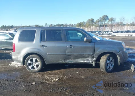 2012 Honda Pilot Ex-L from USA, damaged, VIN 5FNYF4H54CB003384